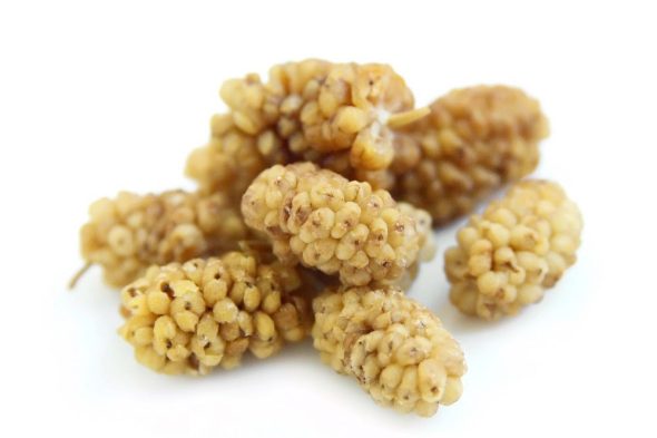 organic dried mulberries