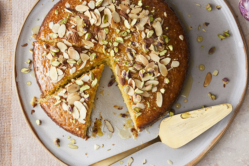 Honey Almond Cake Recipe by Ruchita Chauhan - Cookpad